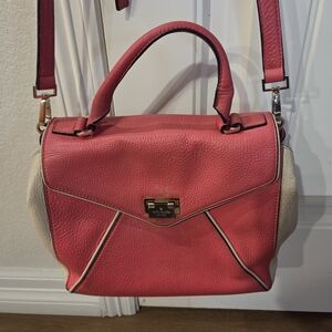 Kate Spade Pink and Cream Satchel